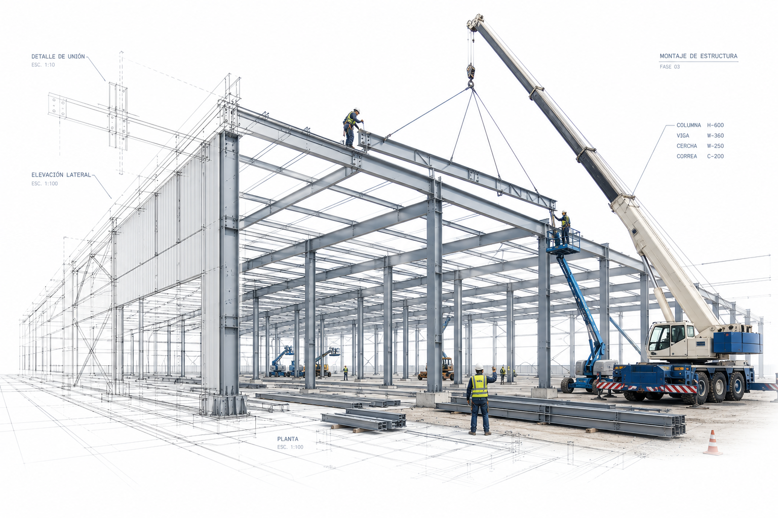 Montaje de estructuras metálicas